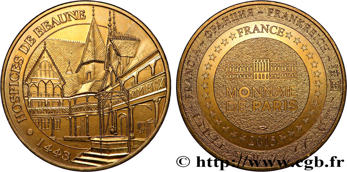 MONUMENTS ET HISTOIRE Médaille, Hospices de Beaune SPL