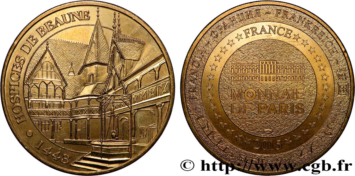 MONUMENTS ET HISTOIRE Médaille, Hospices de Beaune SUP