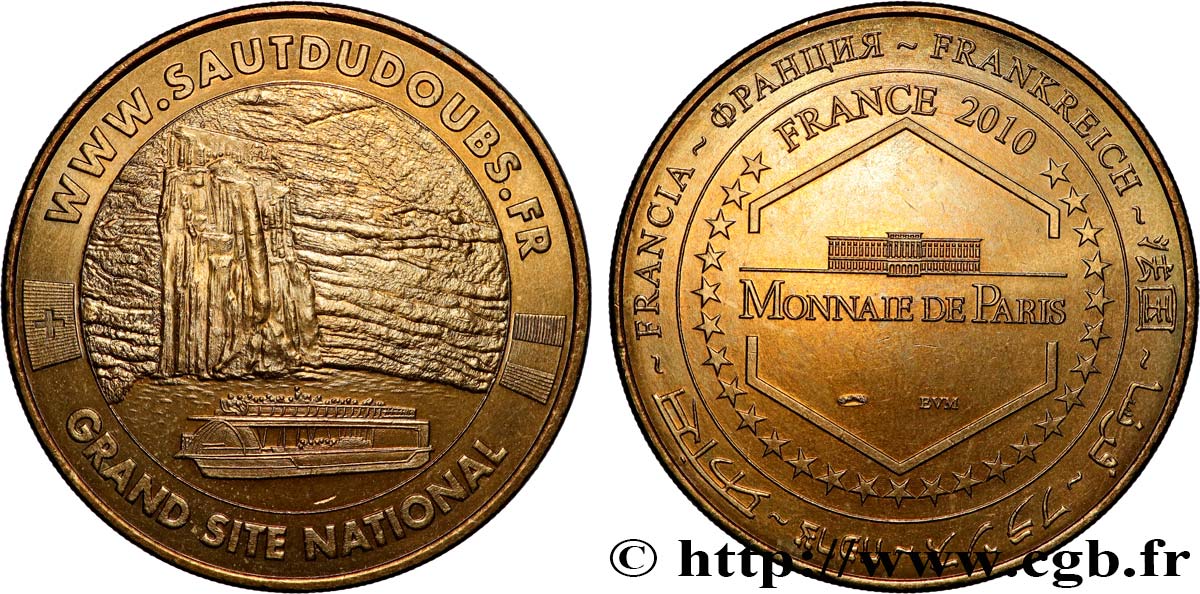 MÉDAILLES TOURISTIQUES Médaille, Saut du Doubs SUP