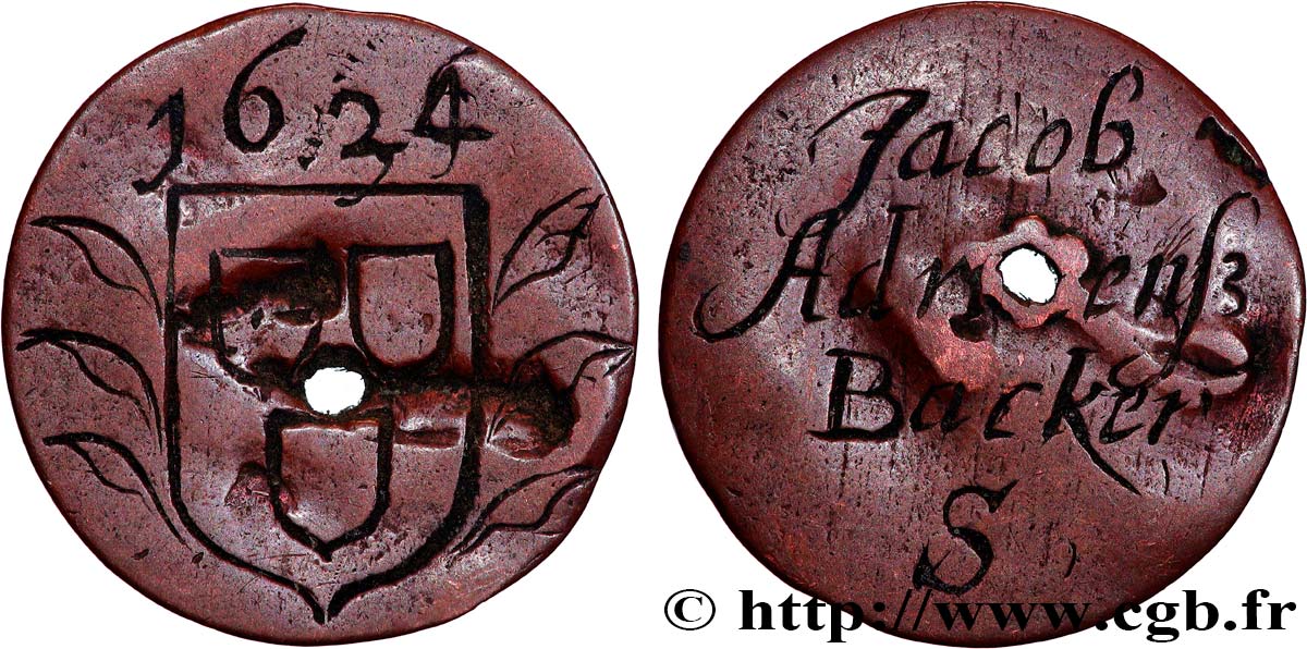 ARTISTES : MUSICIENS, PEINTRES, SCULPTEURS Médaille, Jacob Adriaensz Backer VF