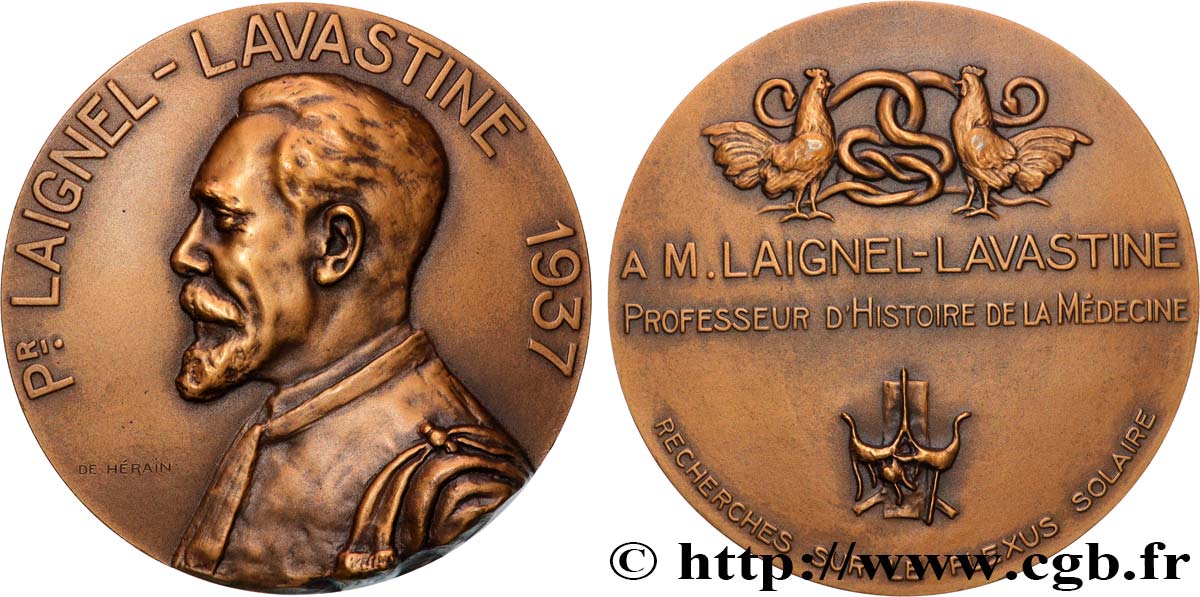 III REPUBLIC Médaille, Laignel Lavastine AU