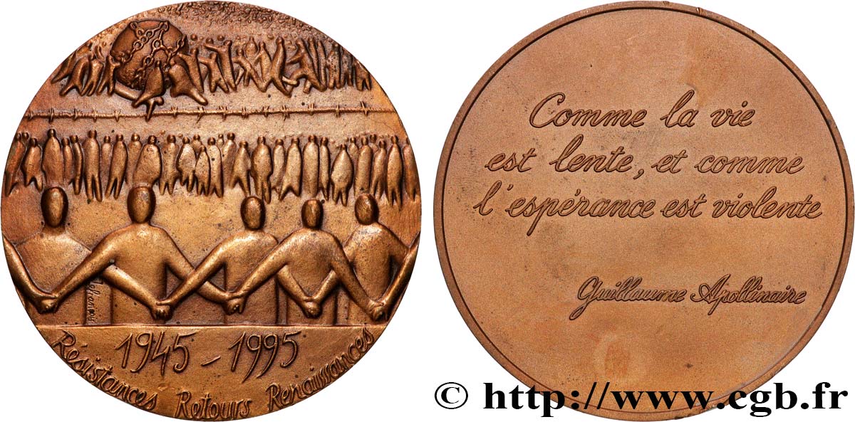 QUINTA REPUBBLICA FRANCESE Médaille, Résistances, retours et renaissances q.SPL