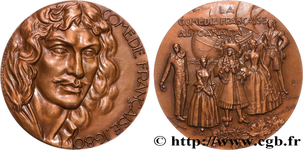 V REPUBLIC Médaille, Comédie Française, Au Canada AU