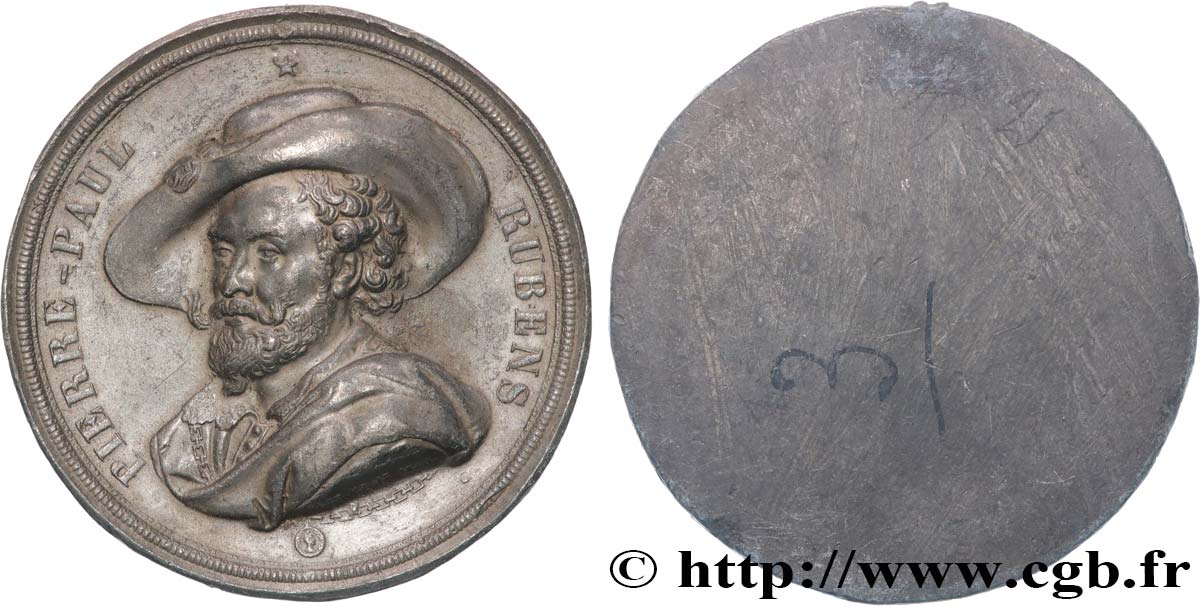 BELGIUM - KINGDOM OF BELGIUM - LEOPOLD I Médaille, Paul Rubens XF