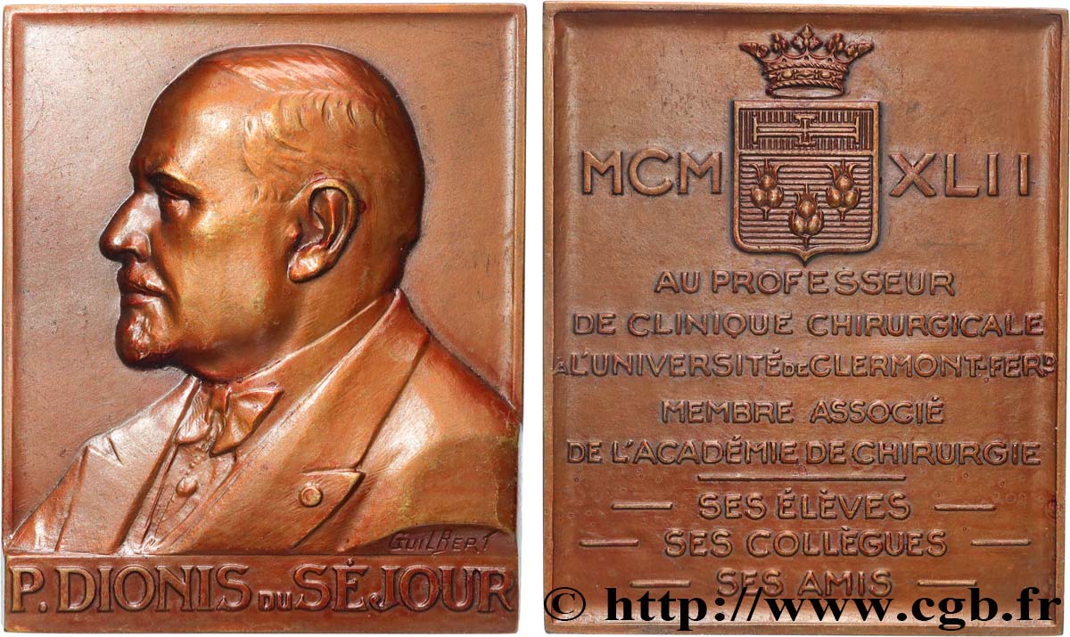 SCIENCE & SCIENTIFIC Plaquette, Pierre Dionis du Séjour XF