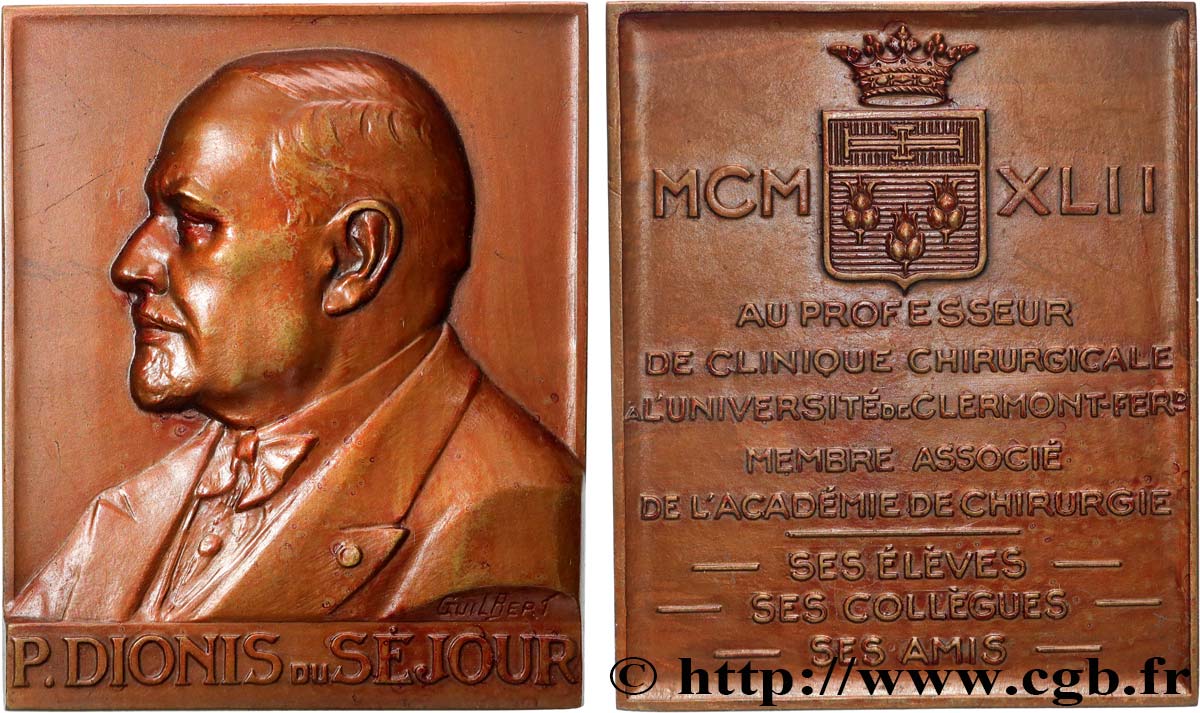 SCIENCE & SCIENTIFIC Plaquette, Pierre Dionis du Séjour XF