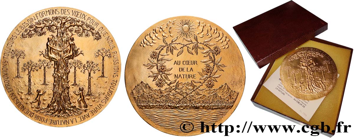 V REPUBLIC Médaille, Au coeur de la Nature MS