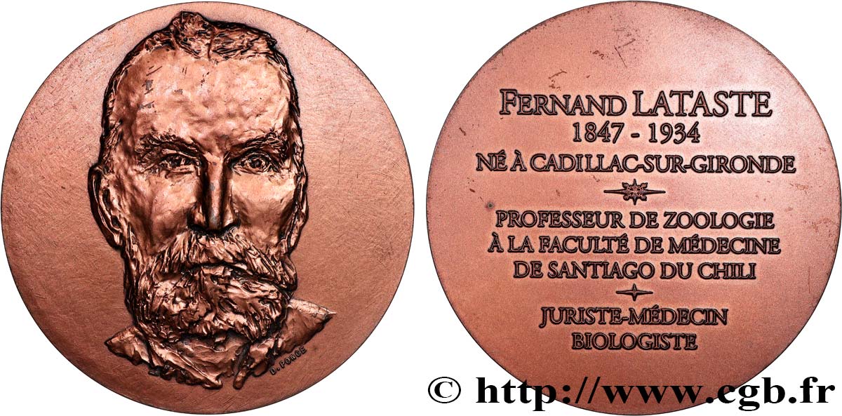 V REPUBLIC Médaille, Fernand Lataste AU