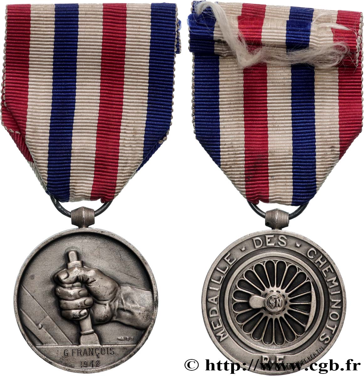 ETAT FRANÇAIS Médaille des cheminots q.SPL