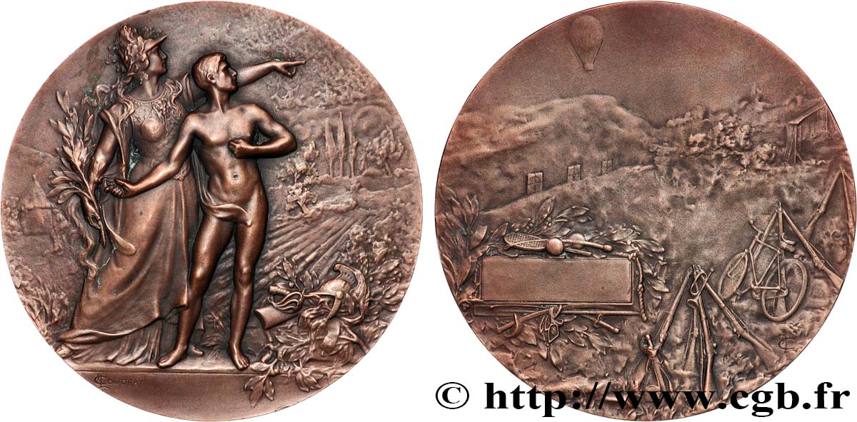 TROISIÈME RÉPUBLIQUE Médaille, Récompense de tir TTB+