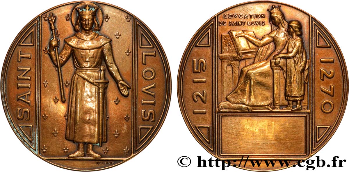 DRITTE FRANZOSISCHE REPUBLIK Médaille, Éducation de Saint Louis SS