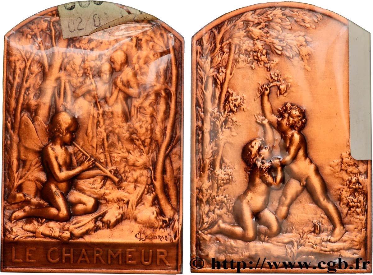 QUINTA REPUBLICA FRANCESA Plaquette, Le charmeur, refrappe FDC