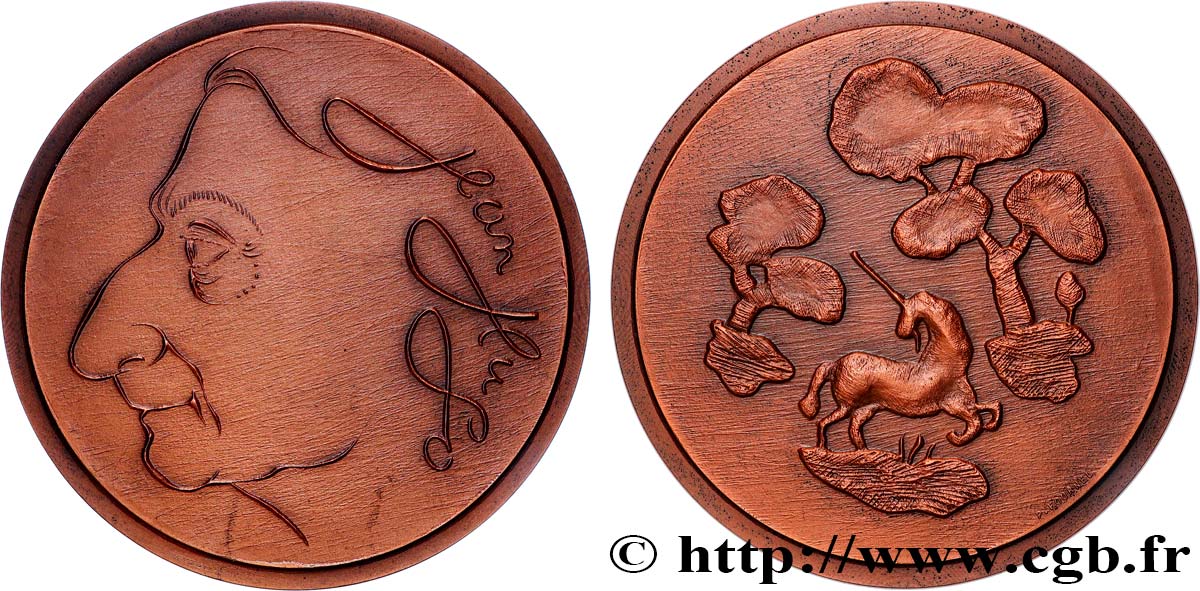 ARTISTS : MUSICIANS, PAINTERS, SCULPTORS Médaille, Jean Hugo, n°1 AU