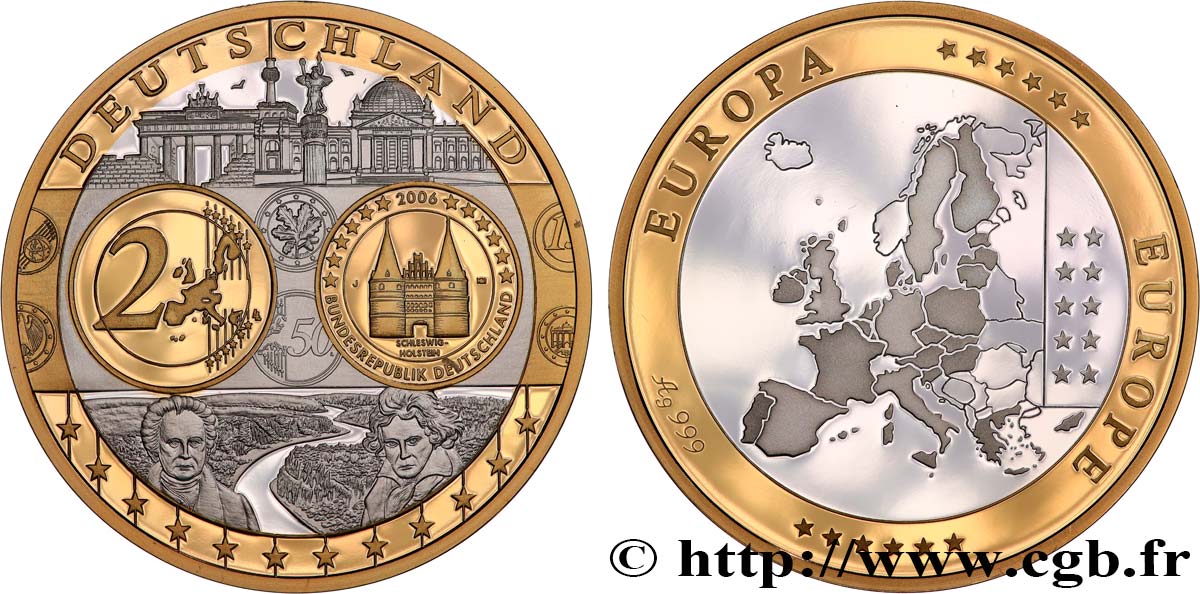 QUINTA REPUBBLICA FRANCESE Médaille, Europe, Allemagne MS