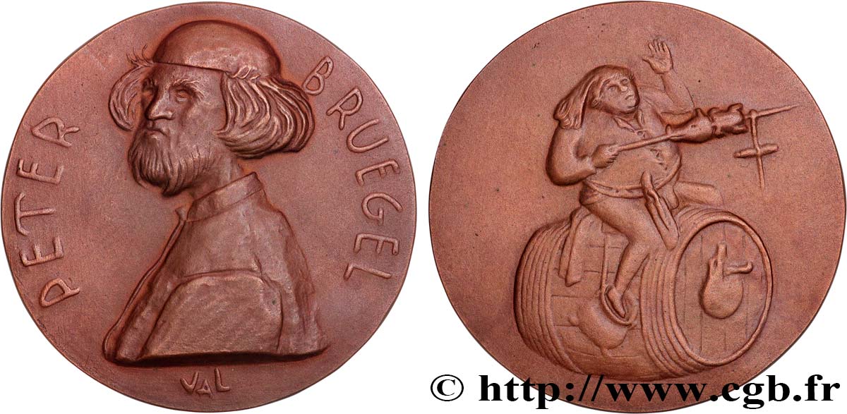 ARTISTES : MUSICIENS, PEINTRES, SCULPTEURS Médaille, Pieter Brueghel le jeune VZ