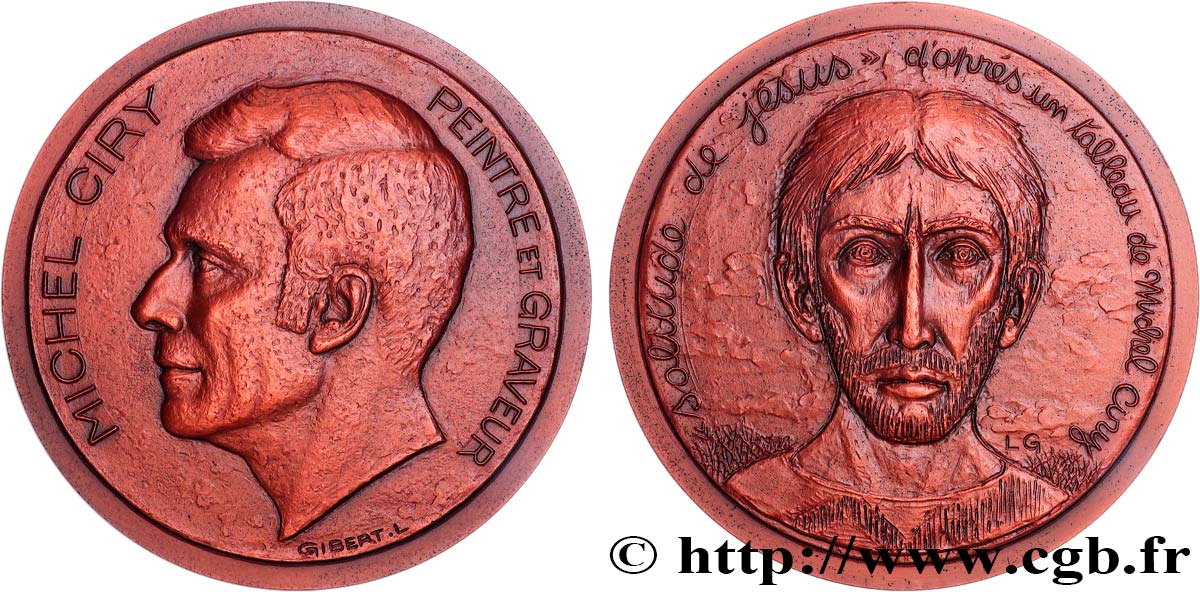 ARTISTS : MUSICIANS, PAINTERS, SCULPTORS Médaille, Michel Ciry, n°3 AU