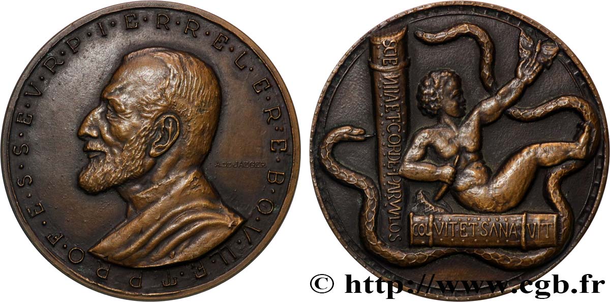 MEDICINE - MEDICAL SOCIETIES - DOCTORS Médaille, Professeur Pierre Lereboullet AU