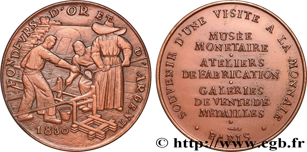 MONNAIE DE PARIS Médaille, Musée Monétaire fVZ