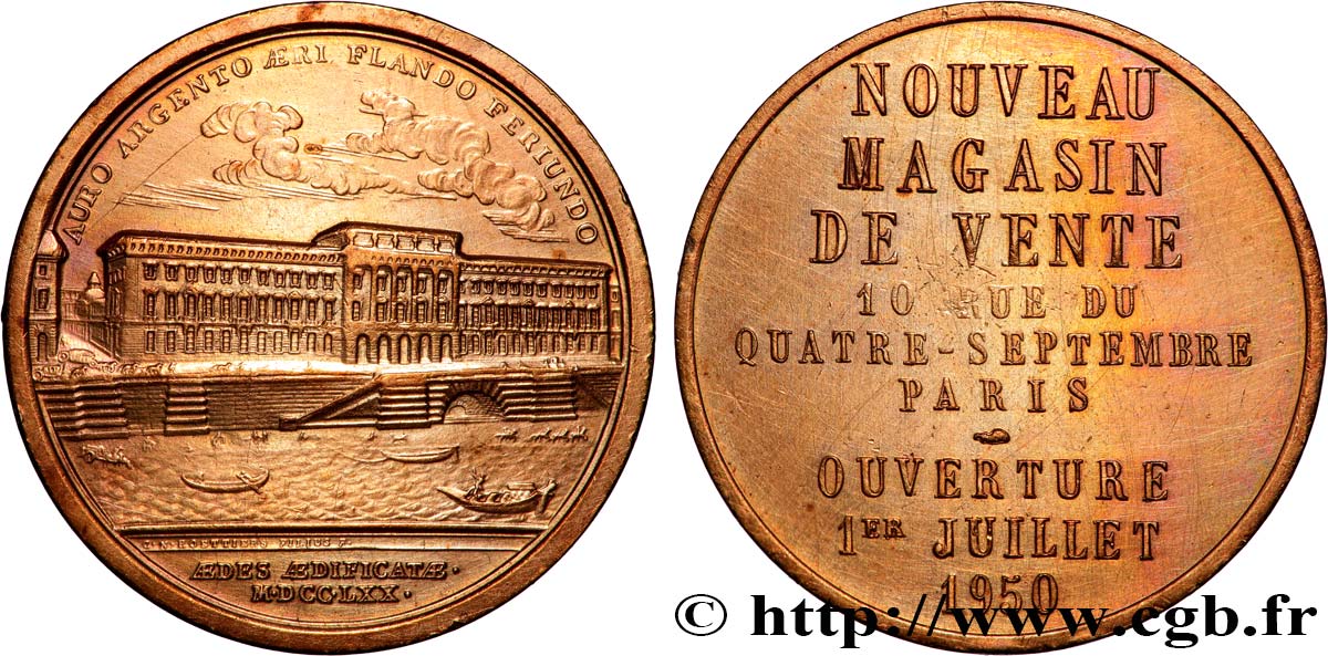 MONNAIE DE PARIS Médaille, Nouveau magasin de vente XF