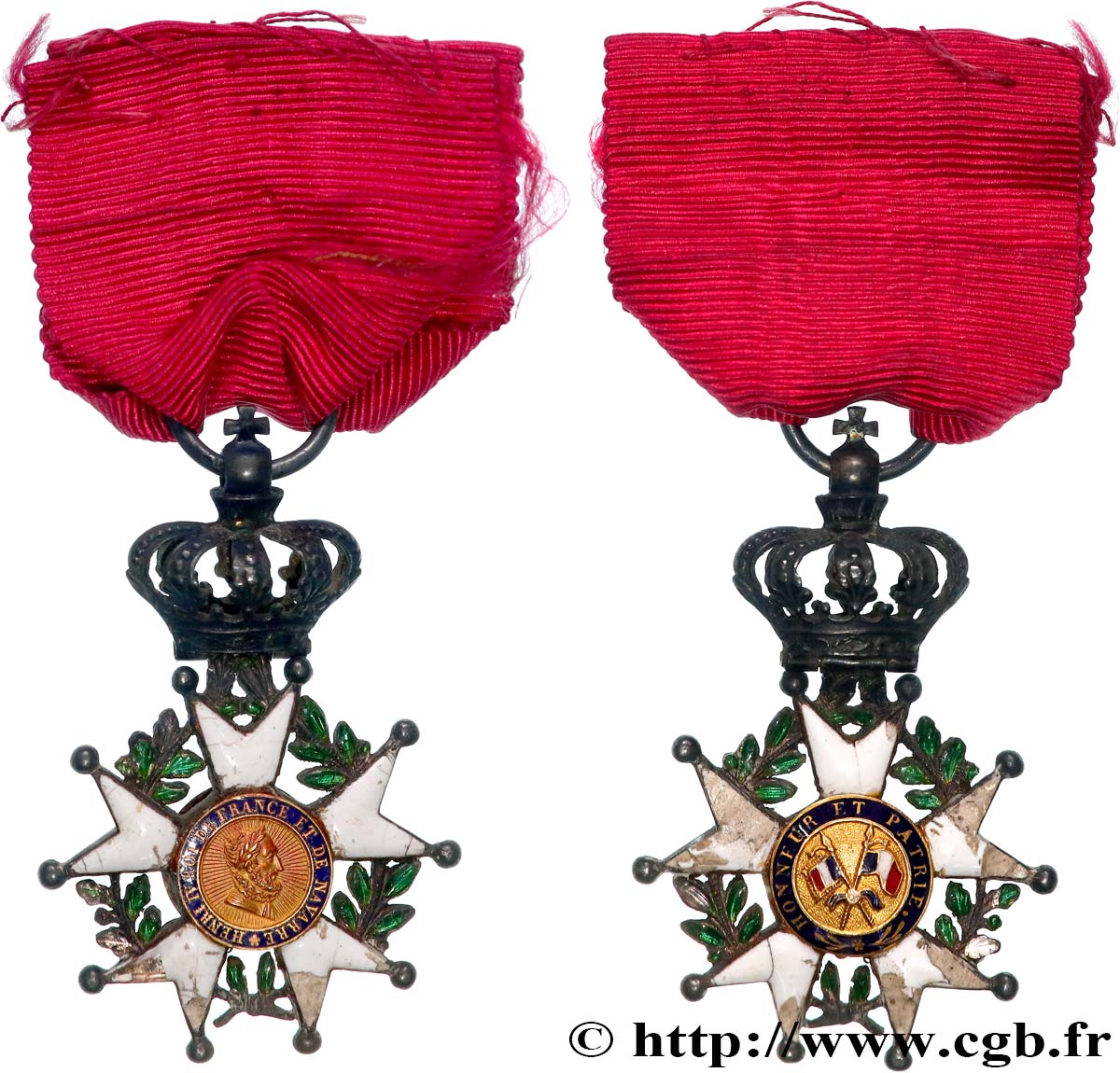 LUDWIG PHILIPP I Légion d’Honneur, Croix de chevalier, Monarchie de Juillet, Modèle réduit fSS