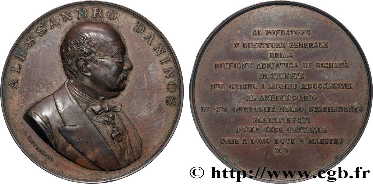 LES ASSURANCES Médaille, Alessandro Daninos SS