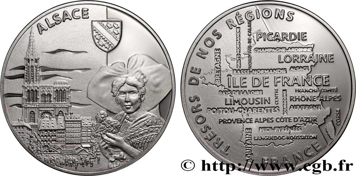 QUINTA REPUBBLICA FRANCESE Médaille, Alsace BE