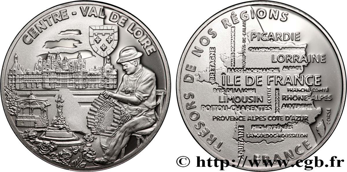 QUINTA REPUBBLICA FRANCESE Médaille, Centre-Val de Loire BE