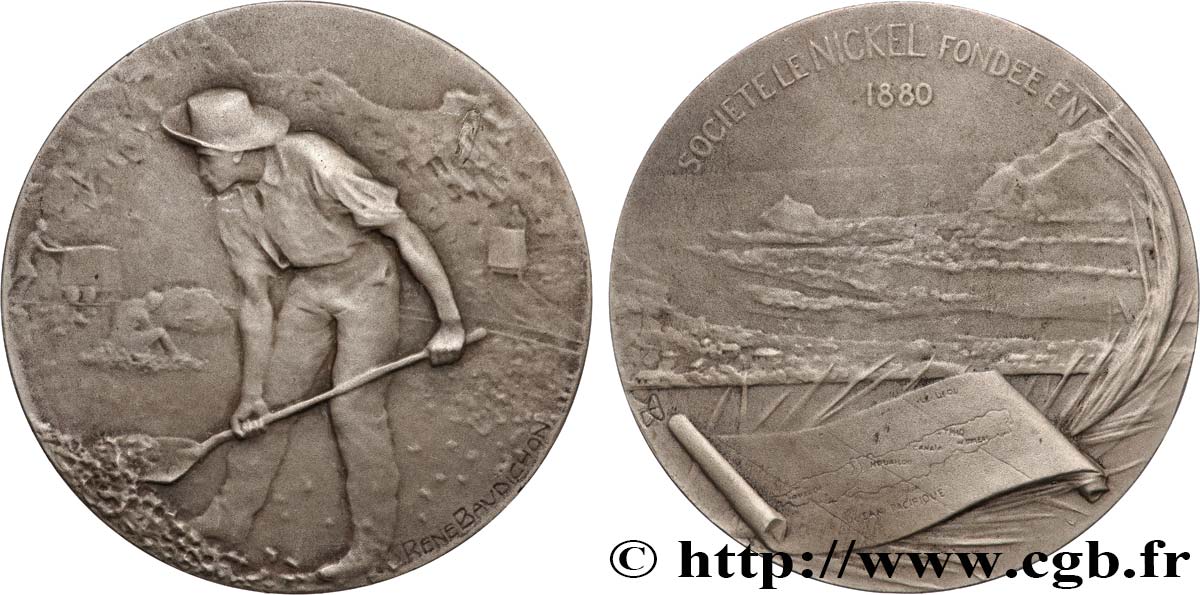 TERZA REPUBBLICA FRANCESE Médaille, Société le Nickel q.SPL