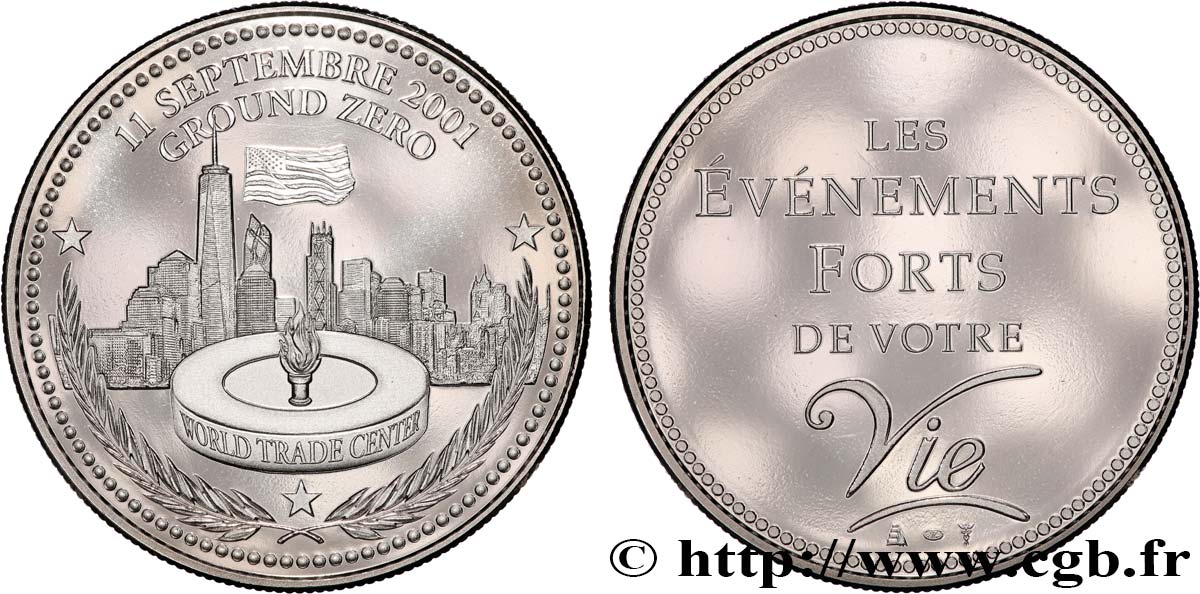 STATI UNITI D AMERICA Médaille, World Trade Center 11 septembre 2001 MS