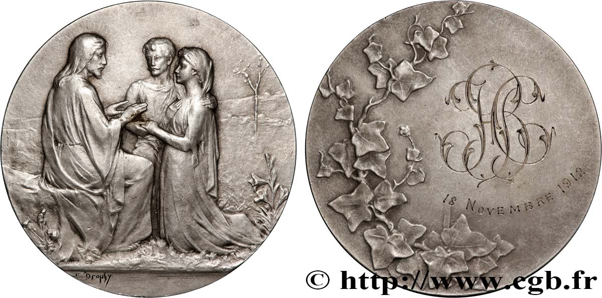 AMOUR ET MARIAGE Médaille de mariage q.SPL