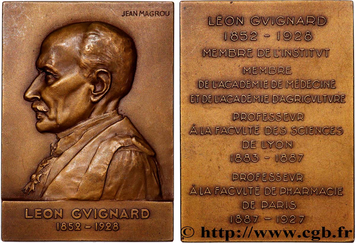 III REPUBLIC Plaquette, Léon Guignard AU