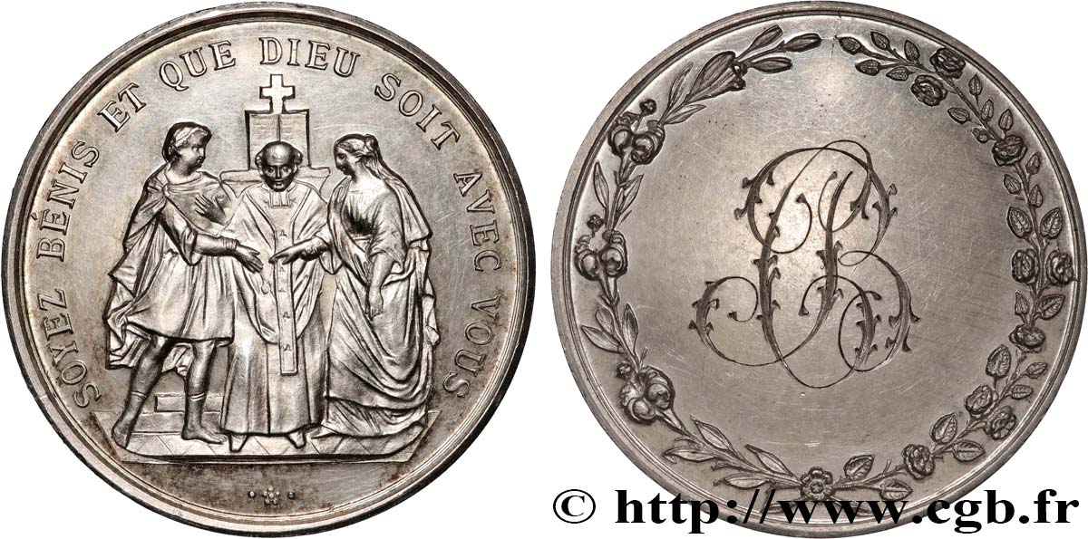 AMOUR ET MARIAGE Médaille de mariage VZ/fVZ