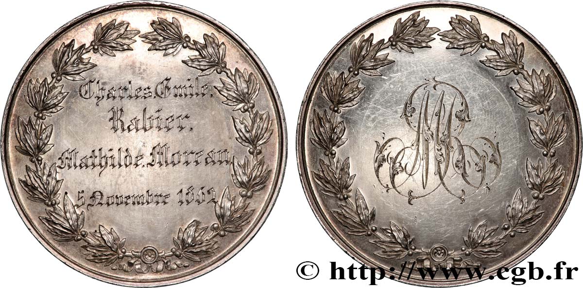 AMOUR ET MARIAGE Médaille de mariage VZ/fVZ