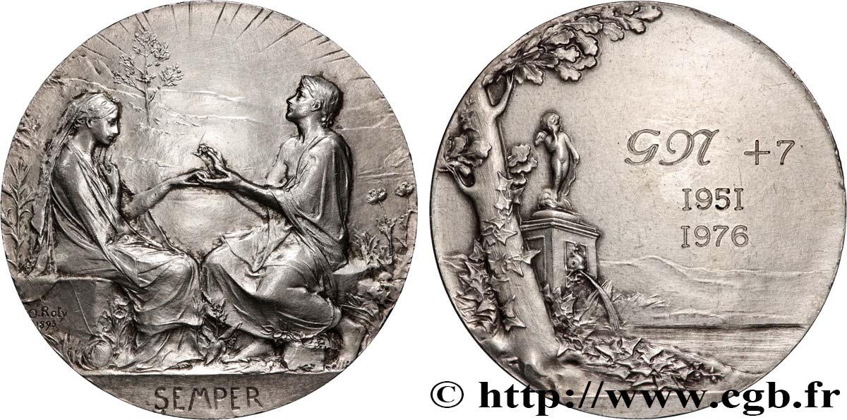 LOVE AND MARRIAGE Médaille, Semper, Noces d’argent AU