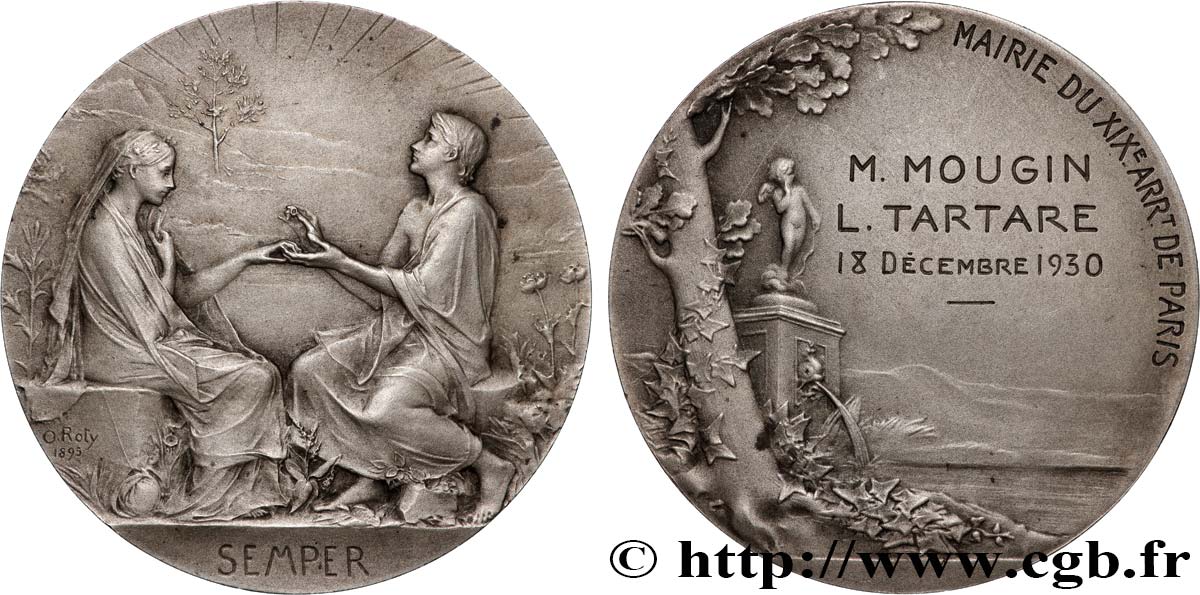 LOVE AND MARRIAGE Médaille, Semper AU