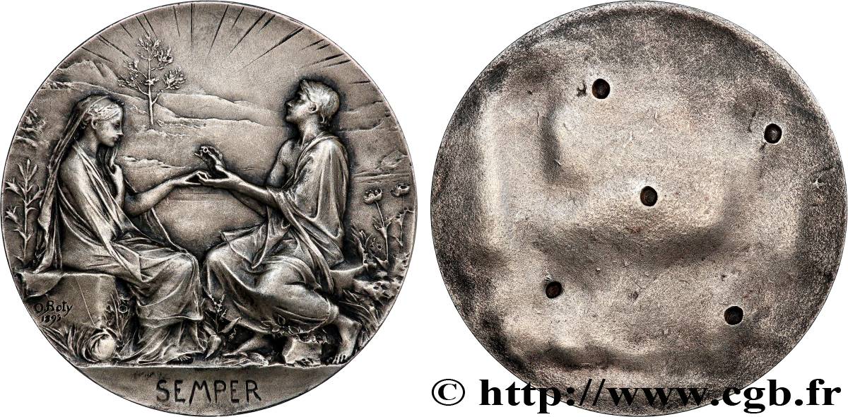 LOVE AND MARRIAGE Médaille, Semper, tirage uniface de l’avers (type épreuve) AU