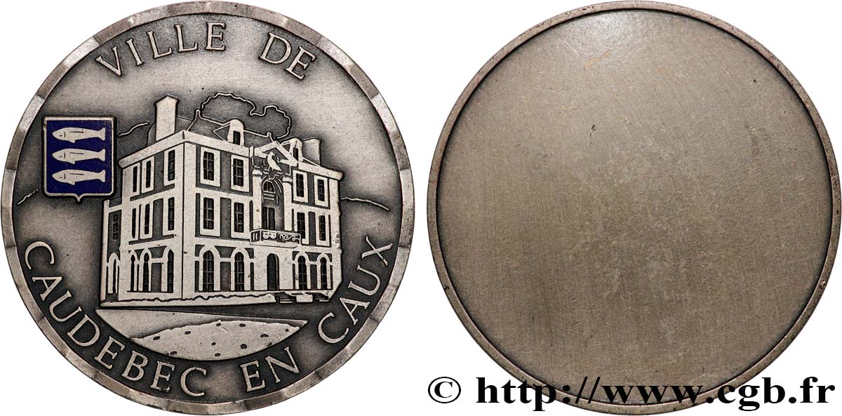 VILLES ET MAIRIES Médaille, Ville de Caudebec en Caux fVZ