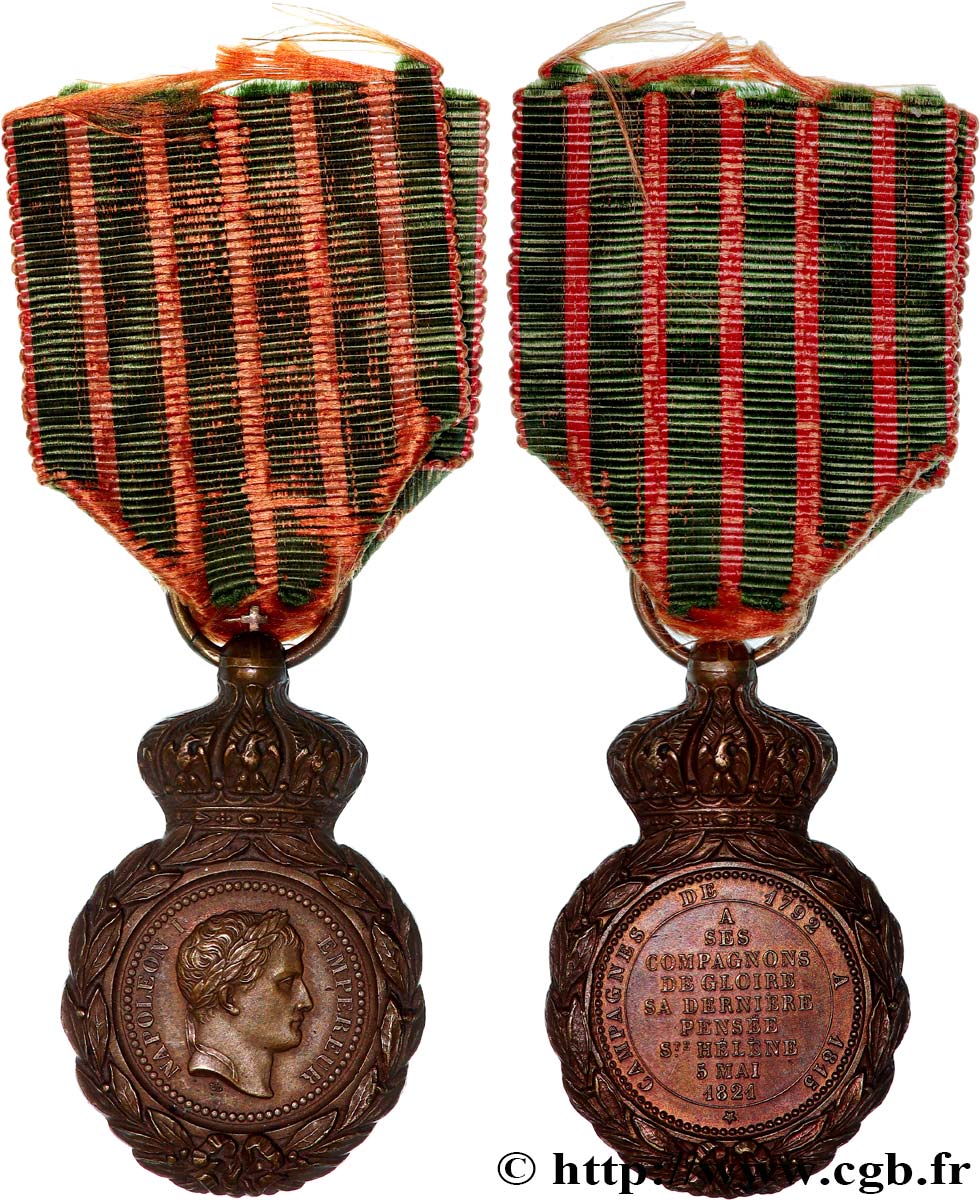 PREMIER EMPIRE Médaille de Sainte-Hélène TTB+