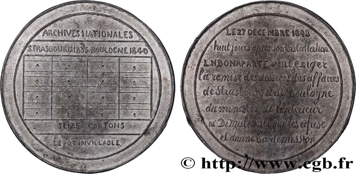 DEUXIÈME RÉPUBLIQUE Médaille, Dossiers, demandes et refusés SS