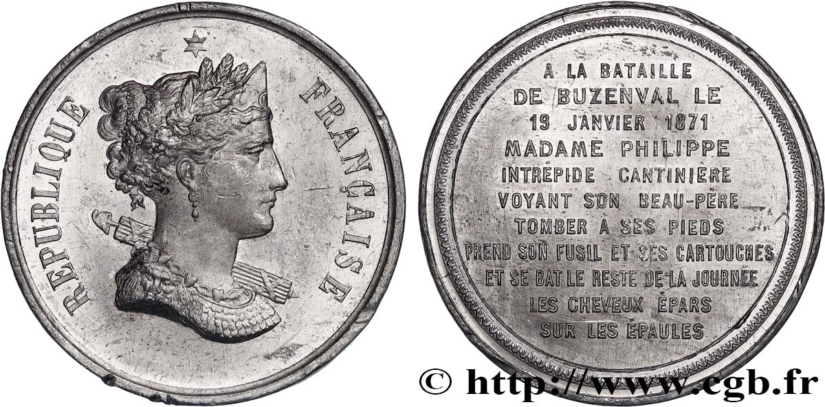 GUERRE DE 1870-1871 Médaille, Bataille de Buzenval SS/fVZ