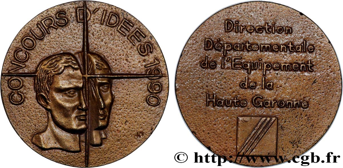 V REPUBLIC Médaille, Direction départementale de l’équipement, Concours d’idées AU