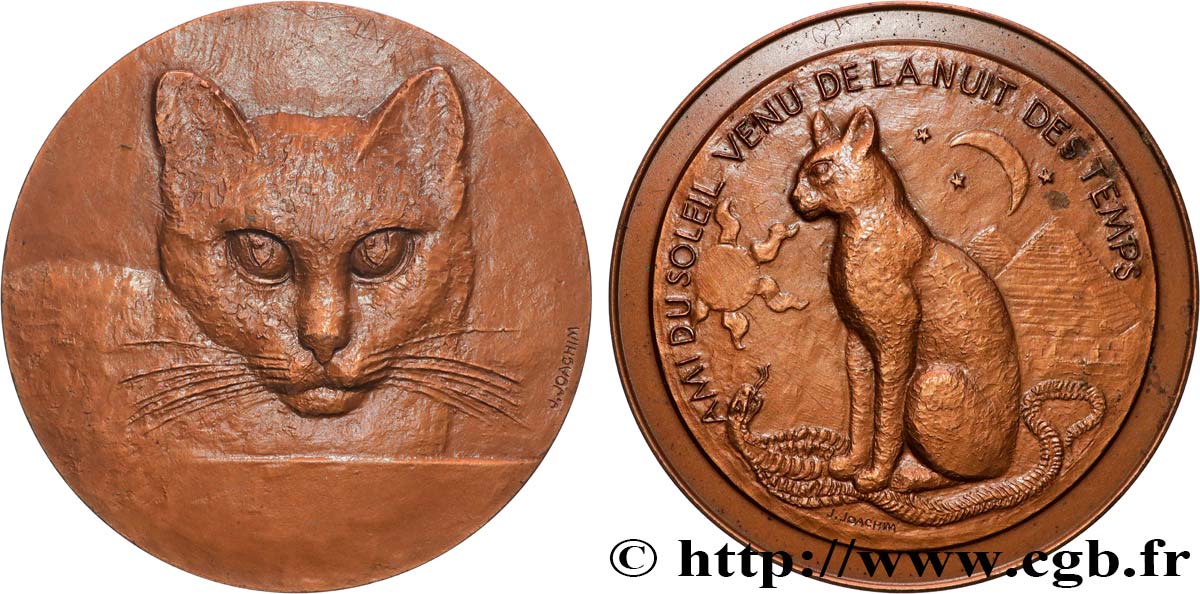 ANIMALS Médaille, Chat AU