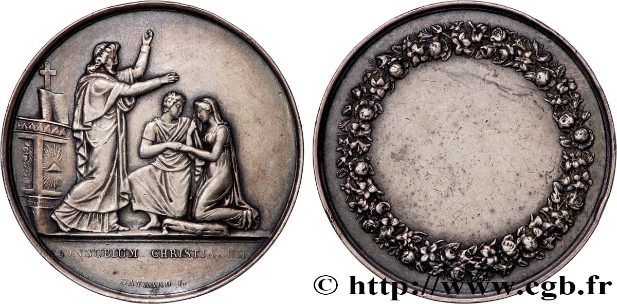 AMOUR ET MARIAGE Médaille de mariage, Connubium Christianum fVZ