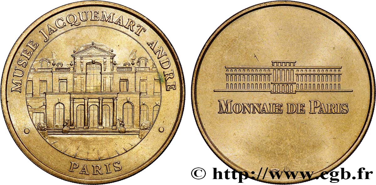 MÉDAILLES TOURISTIQUES Médaille touristique, Musée Jacquemart André TTB+