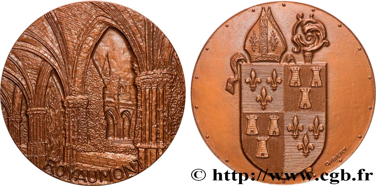 MONUMENTS ET HISTOIRE Médaille, Abbaye de Royaumont SPL/SUP