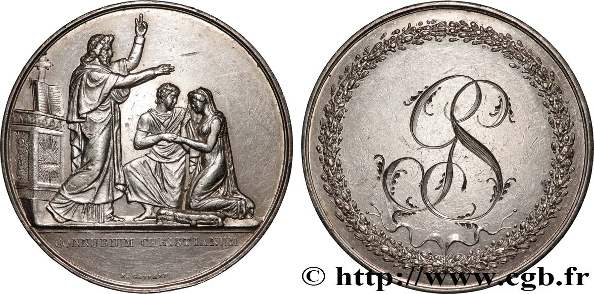 AMOUR ET MARIAGE Médaille de mariage, Connubium Christianum AU