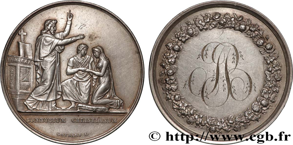 AMOUR ET MARIAGE Médaille de mariage, Connubium Christianum fVZ