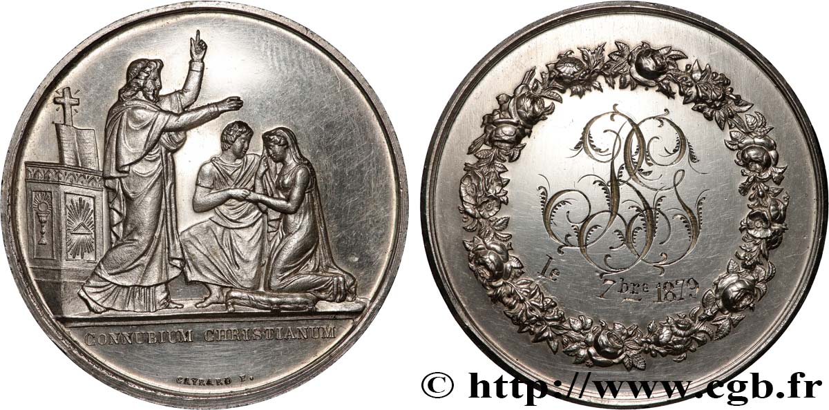 AMOUR ET MARIAGE Médaille de mariage, Connubium Christianum SPL