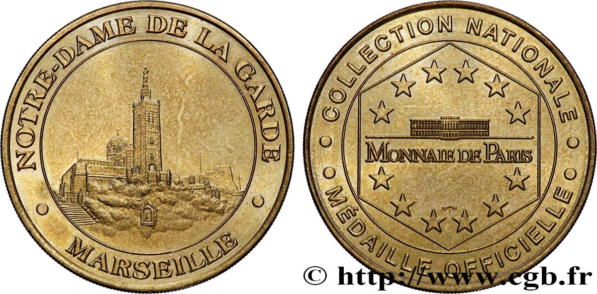 MÉDAILLES TOURISTIQUES Médaille touristique, Notre-Dame de la Garde TTB+