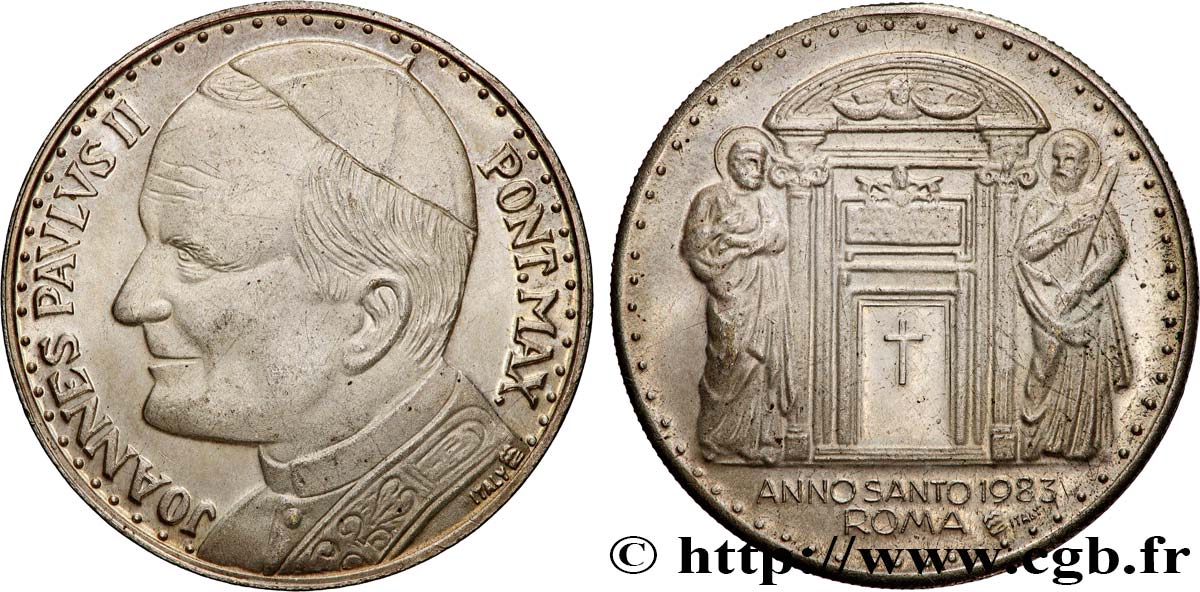 VATICANO Y ESTADOS PONTIFICIOS Médaille, Année Sainte à Rome MBC+